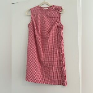 Dôen Coralie Dress, Red Gingham, Size 0